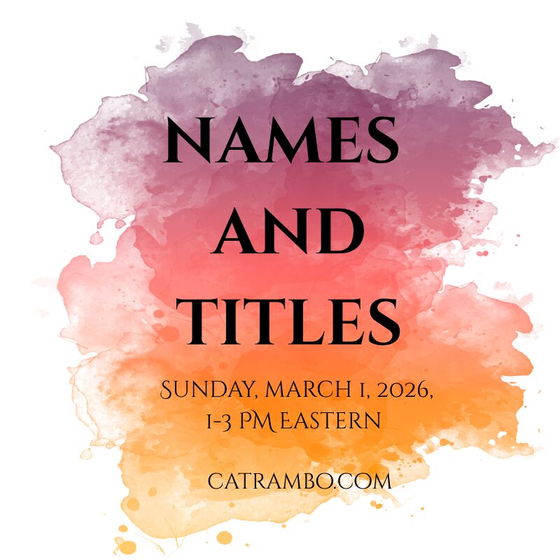 Names and Titles. Sunday, March 1, 2026, 1-3 PM Eastern time. catrambo.com